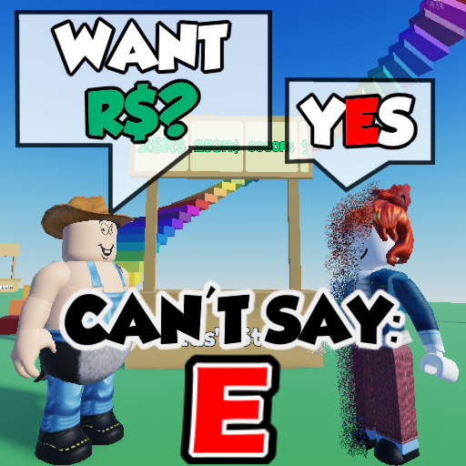 Cant say the letter! official Roblox game thumbnail