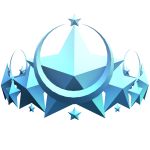 Light Blue Starstruck Crown