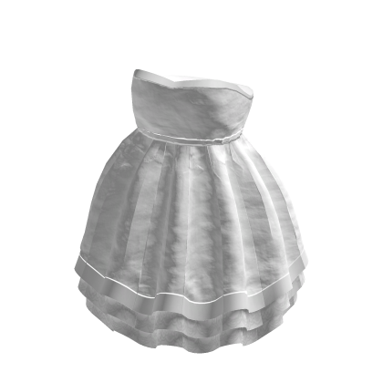 Cute Doll Dress in White thumbnail