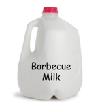 Barbecue milk