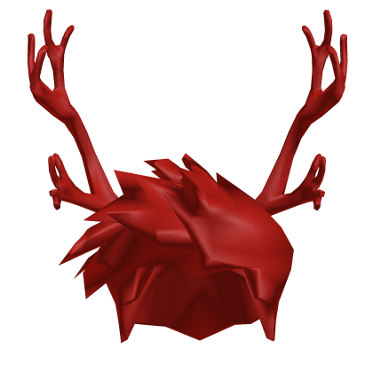 Red Hair Antlers For Beautiful People