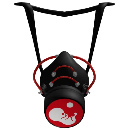 Red) Fötus x Aika Gas Mask Around Neck | Roblox Item - Rolimon's