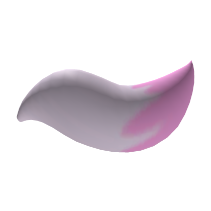 Soft White And Pink Fox Tail | Mangle Anime V2