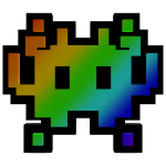 RAINBOW 8-BIT Alien Friend