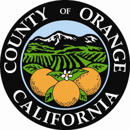 Orange County, California. Temporary Map