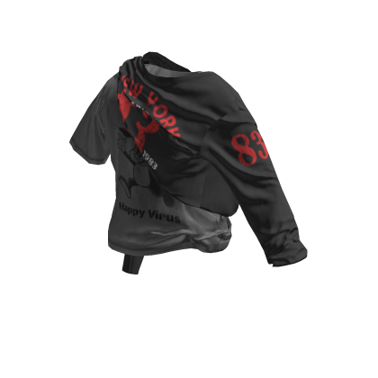 💜 Double Layered T shirt_Black thumbnail