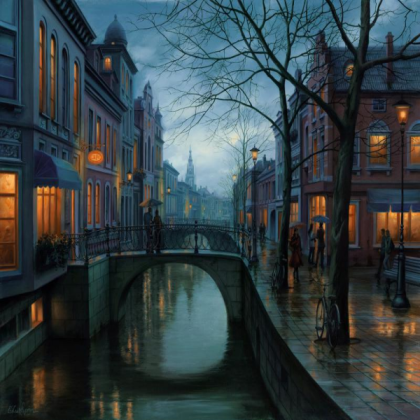 city oil painting Roblox decal