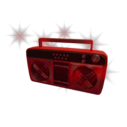 Red Custom Boombox