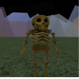 turn into a skeleton simulator