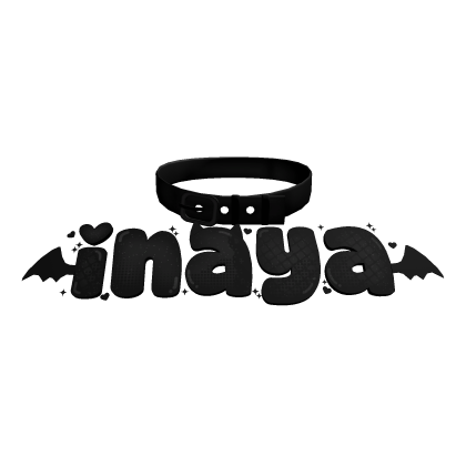 inaya cute black collar