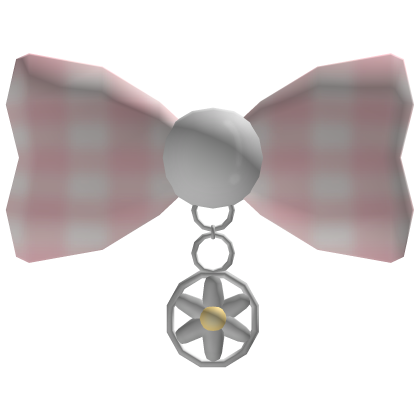 Midsummer Bloom Bow Hair Clip In Pink Roblox item
