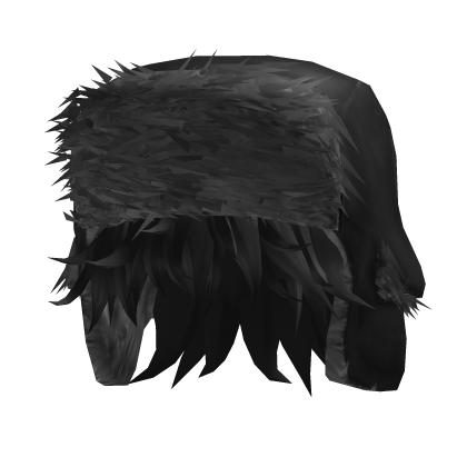Emo Fluffy Ushanka Snow Hat w/ Hair Roblox item