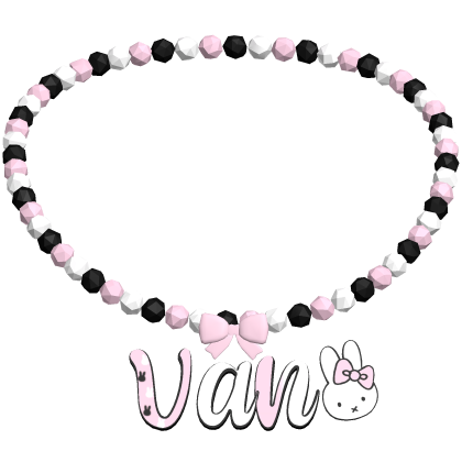 van bunny necklace Roblox item