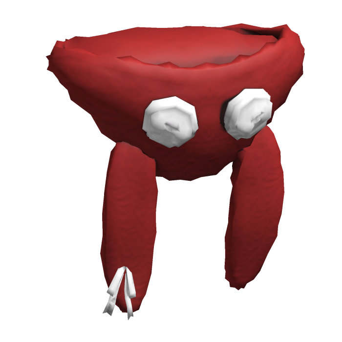 Cute Red Bunny Hood w Floppy Ears 3.0