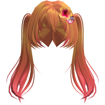 Hibiscus Golden Summer Twintails Roblox item