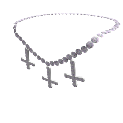 Diamond Crossed Necklace