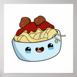 Pasta and candyfloss eaters