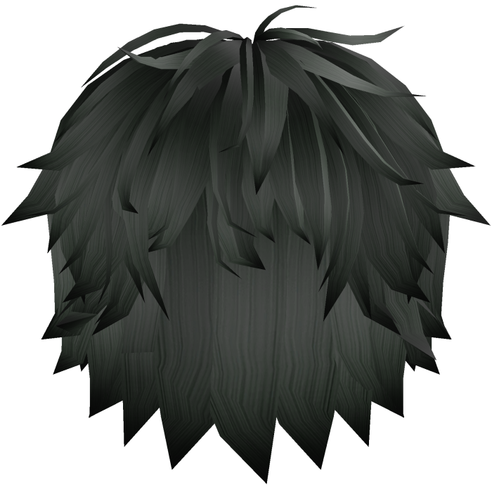 Green Spiky Messy Fringe Hair