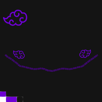 Purple Akatsuki Cloak [Shindo] Roblox decal