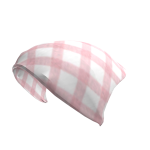Pink Gingham Bandana Head Scarf