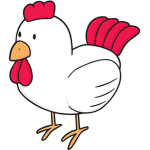 cartoon chicken studio
