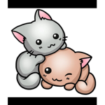 cat twin's :3