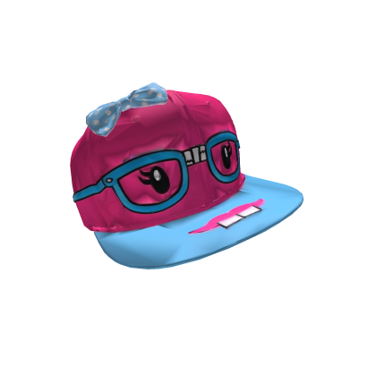 Pink freak snapback cap
