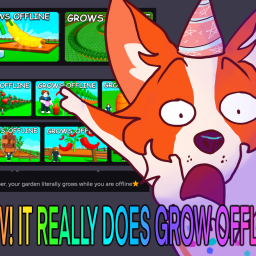 it really grows offline!