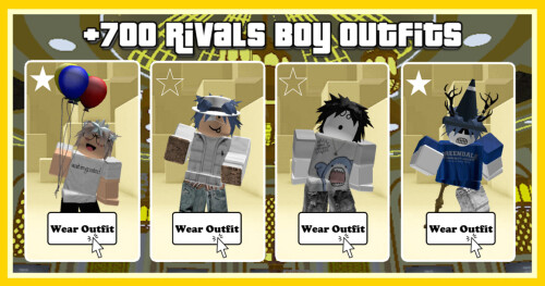 [+700 Boy Fits] Rivals Outfits
