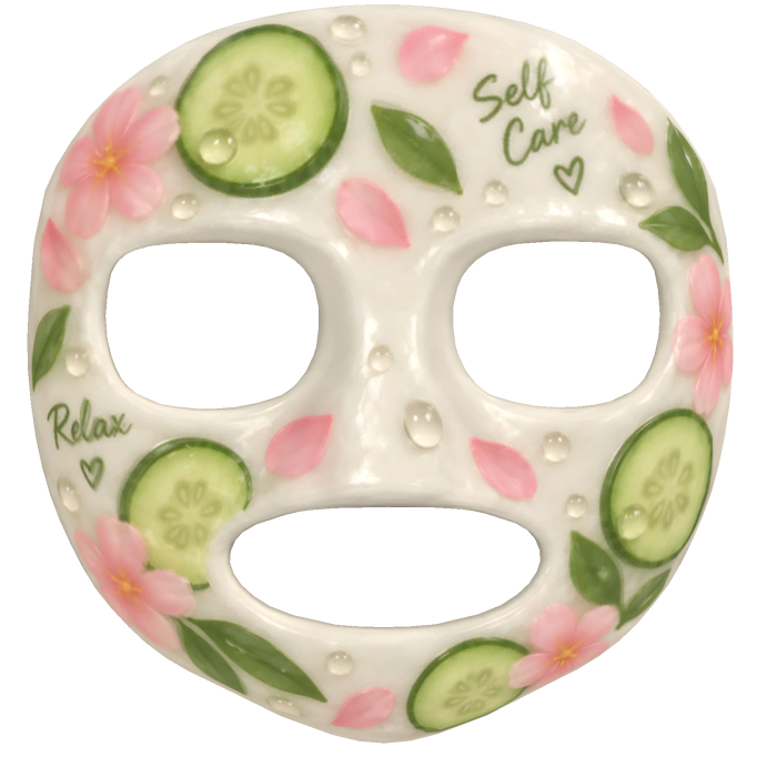 Glossy Self-Care Spa Mask