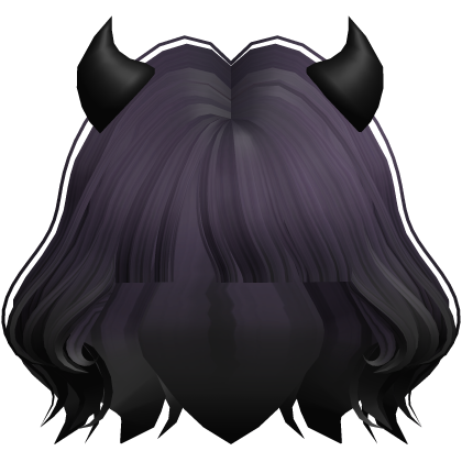 Monster Girl Chibi Anime (Purple & Black) 