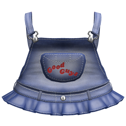 halloween blue & red chucky overalls 3.0 Roblox item