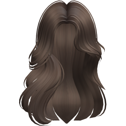 Sleek Middle Part Over Shoulder (Brown)