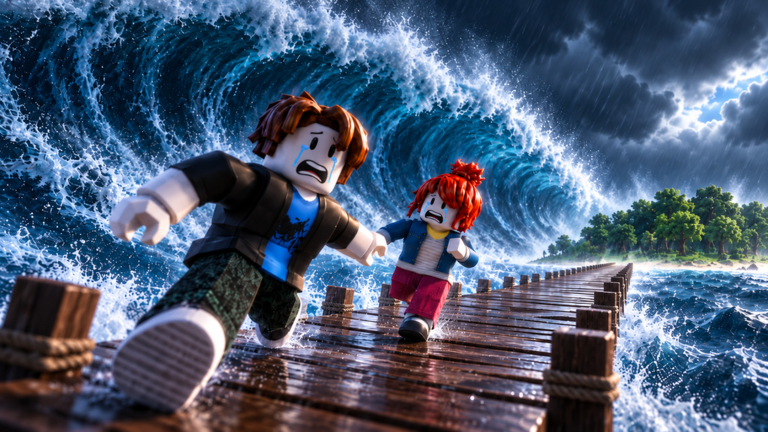 Survive Tsunami! game artwork