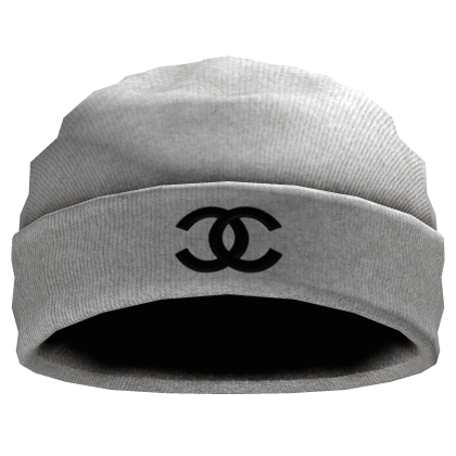 Chanel Folded Beanie White Roblox item