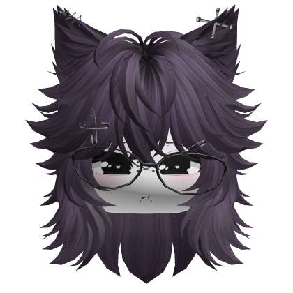 Moe Furry Wolfcut (Purple)
