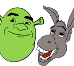 Shrek and donkey1221