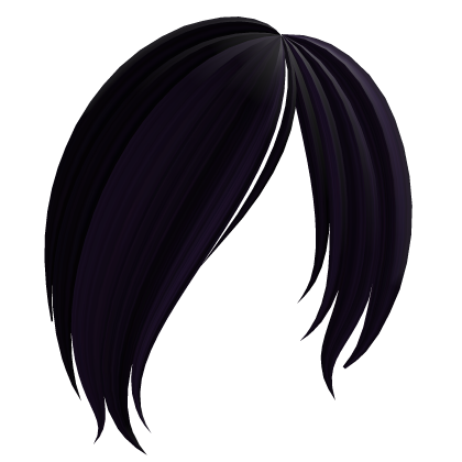  ♡ : ghoul purple emo anime side bangs Roblox item