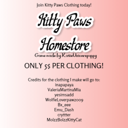 Kitty Paws Clothing Store