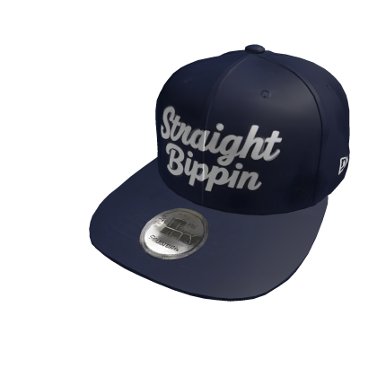 Straight Bippin Navy Blue Snapback
