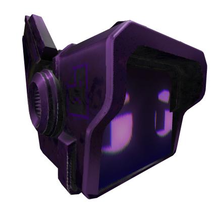 Dreamcore Futuristic High Tech TV Head Purple Roblox item