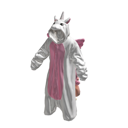 Unicorn Plushie pijama with rainbow tail