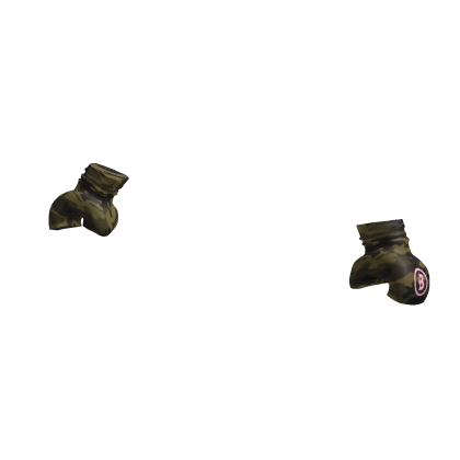 Green/Pink Camo BODY Handwarmers