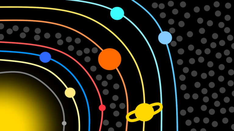 The solar system to scale screenshot 1