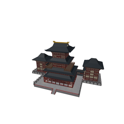 Chinese Palace Pagoda Fortress Castle Building