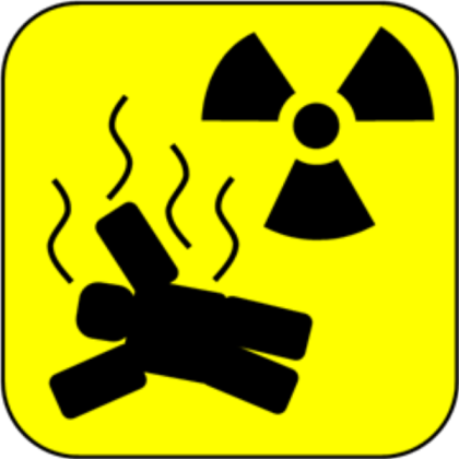 Radioactive Hazard Sign Roblox decal