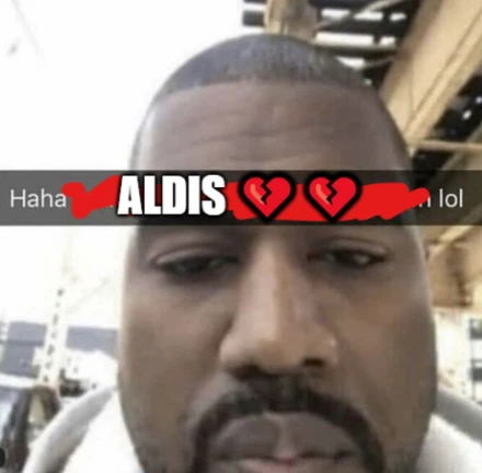 KANYE USED TO SHOP AT ALDIS OBBY