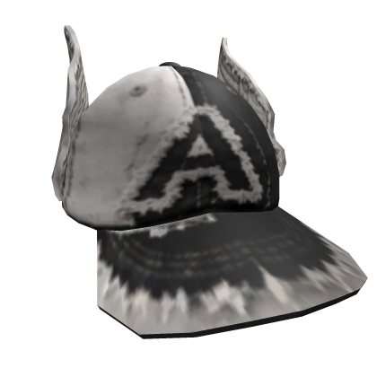 Varsity Grunge Cap (black/white)