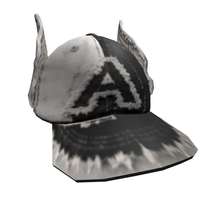 Varsity Grunge Cap (black/white)
