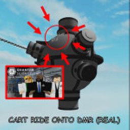 Cart ride onto DMR